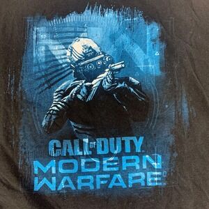 Call of Duty‎ Modern Warfare Mens T Shirt Sz XXL Black Video Game Night Vision
